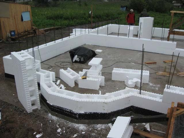 Несъёмная опалубка из Пенополистирола