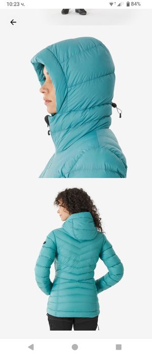 Много топло дамско яке с гъши пух