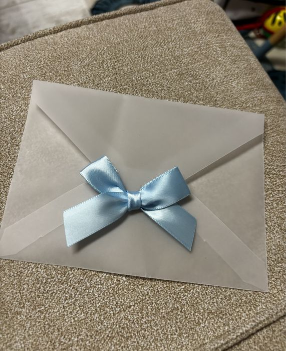 Плик за пари, картичка или покана. Размер: 16/11.5 см