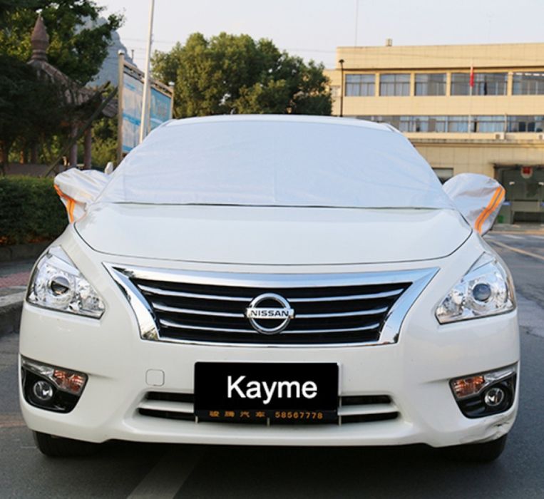 Всесезонно алуминиево покривало за предно стъкло на автомобил