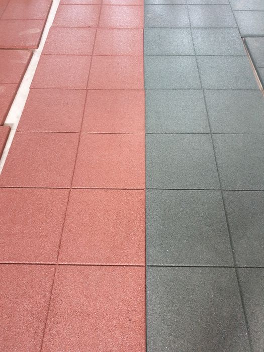 Pavele cauciuc tartan\ dale cauciuc 50x50