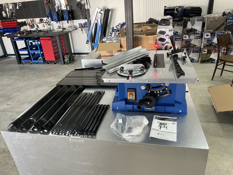 Стационарен  циркуляр с лазер Scheppach HS110 и HS250L SE 2000W 4800об