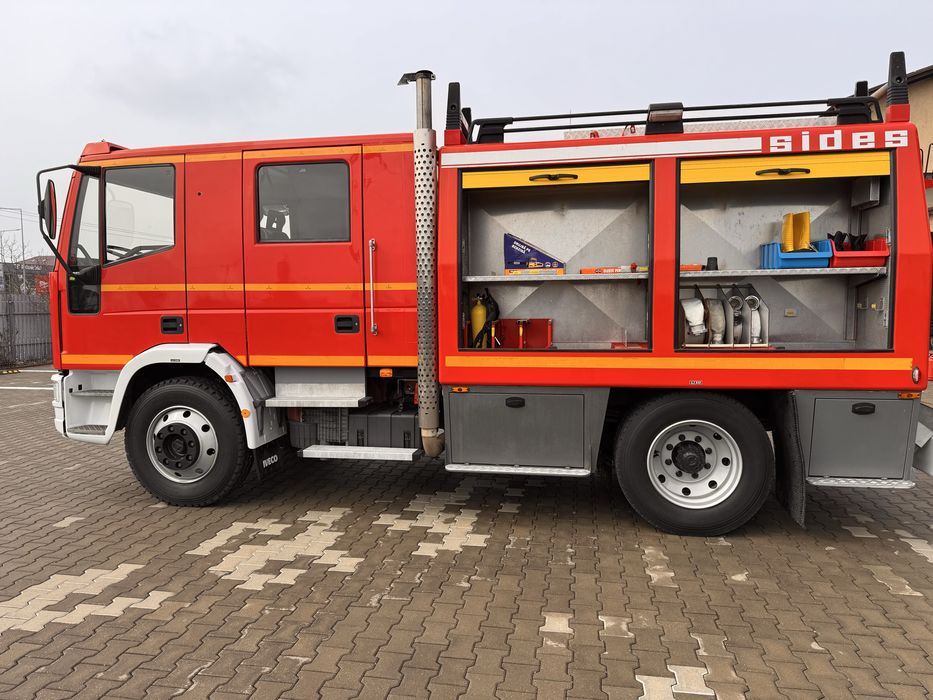 Mașina de Pompieri IVECO, 3000 L, echipata și înmatriculată