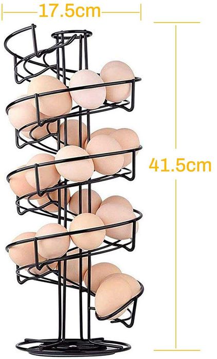 Органайзер Поставка за яйца Спирална поставка за съхранение