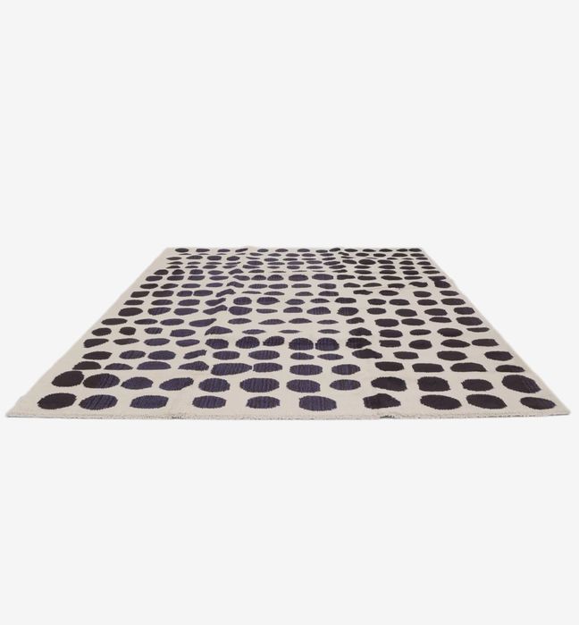 Covor Bej/Albastru inchis