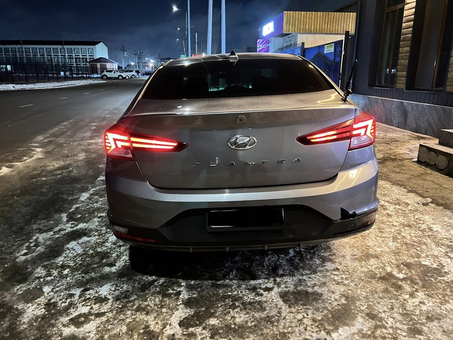 задний бамбер элантра 2019