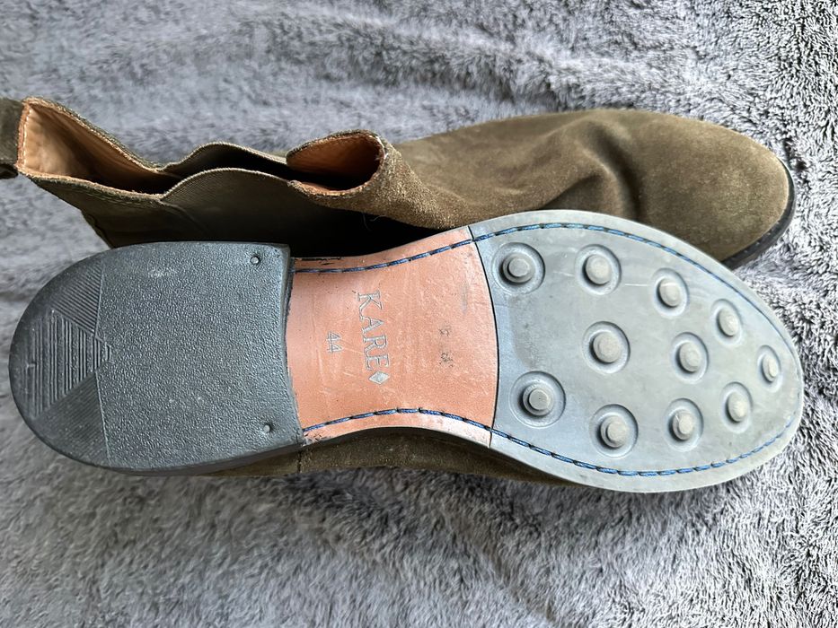 Ghete piele intoarsa Kare Nr 44