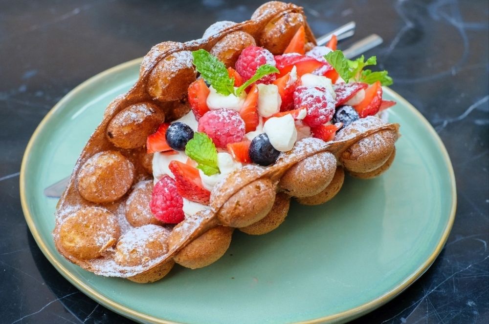 Продам электро вафельницу bubble waffle