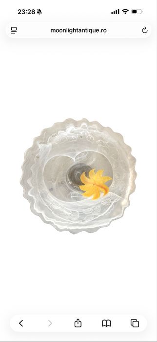 Fructiera sticla murano