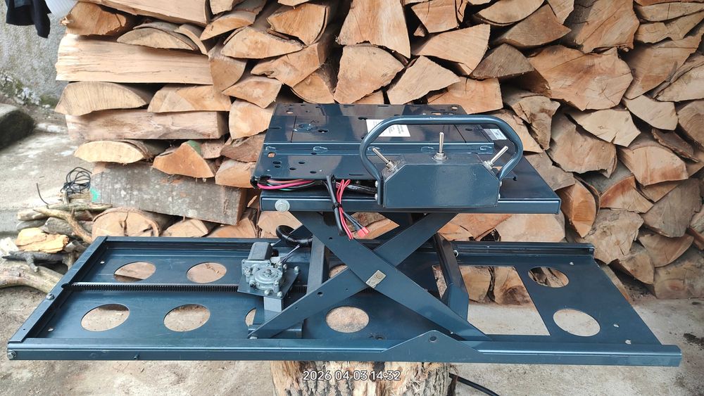 Suport scaun cu reglaje electrice fata/spate,sus/jos si rotire axiala la 90 grade,pentru rulote ,microbuze,etc