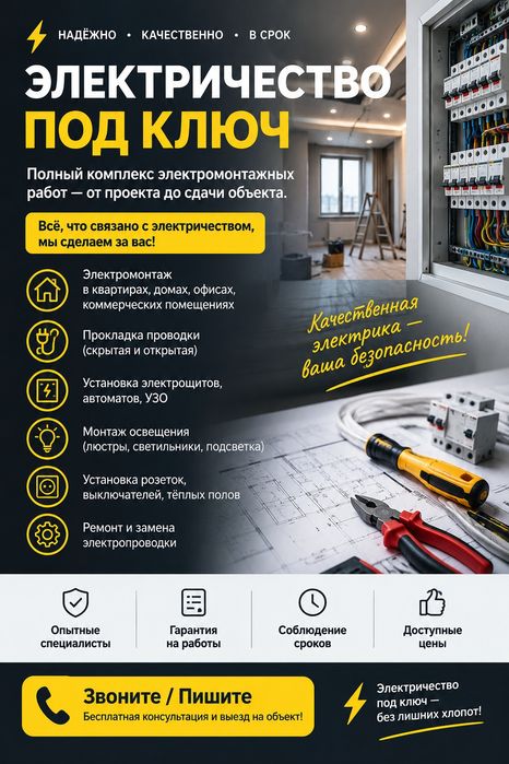 Услуги электрика