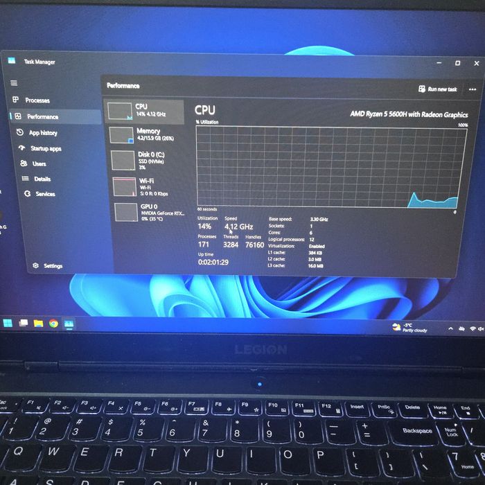 Lenovo legion 5 (15ach6h) r5 5600h,3060 300w, doar arad