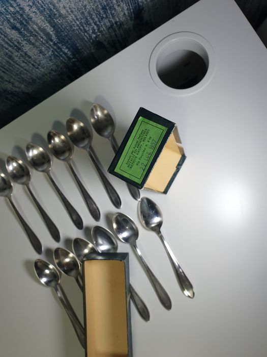 Set Linguri argintat 1950 Arthur Krupp Italia