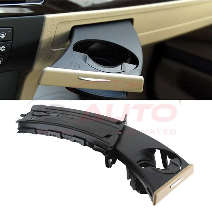 Поставка за чаши Bmw e90 / e91 / e92, бежова, cupholder, бмв е90