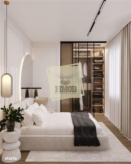 Studio 34 mp cu bucatarie separata balcon 4 mp si parcare Sibiu