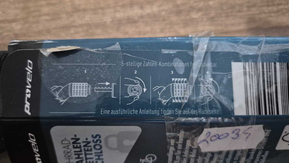 Antifurt bicicleta Moto Provelo cu cifru