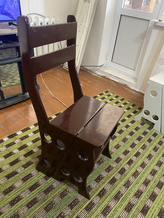 Стульчик-стремянка трансформер | Удобный и прочный | Для дома и кухни