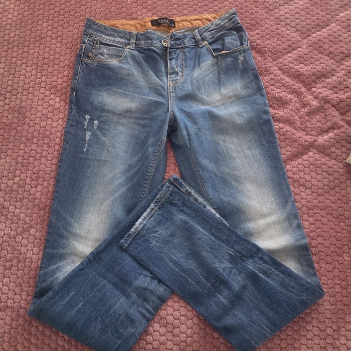 дънки,панталон трикотажен  и джинси Zara,Sisley и други 5бр
