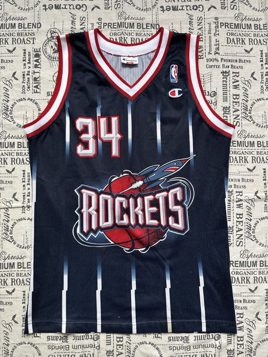 Champion NBA Huston Rockets Vintage 90’s #34 OLajuwon original jersey потник.S