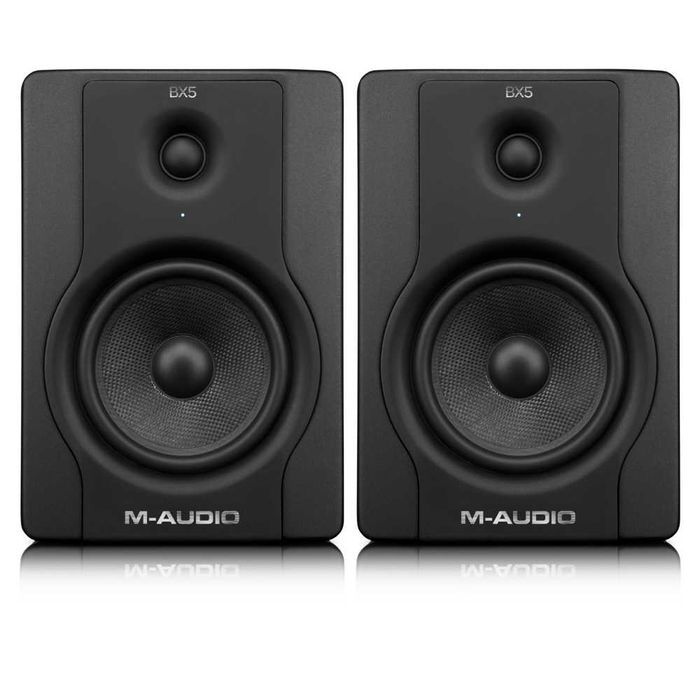 Студийные мониторы - Studio monitors M-Audio BX5 D3 + высокие стойки.