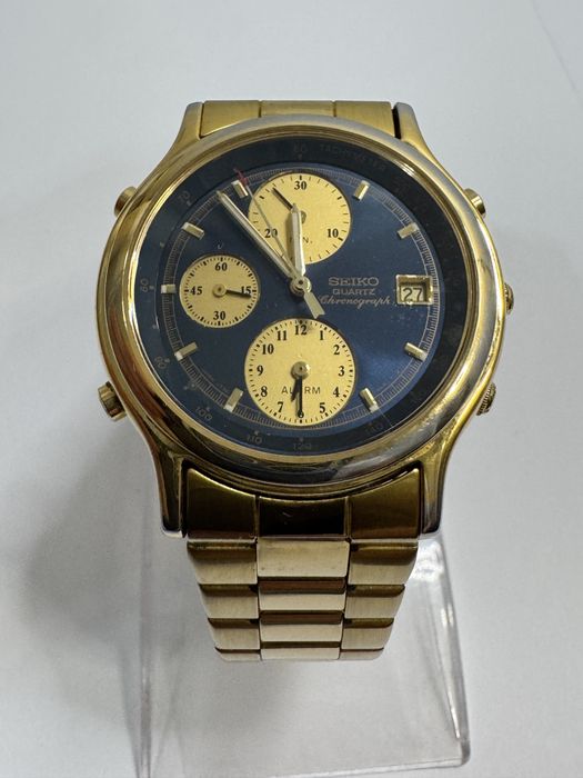 Rar! Seiko Vintage, chronograph alarm. Quartz. Japan
