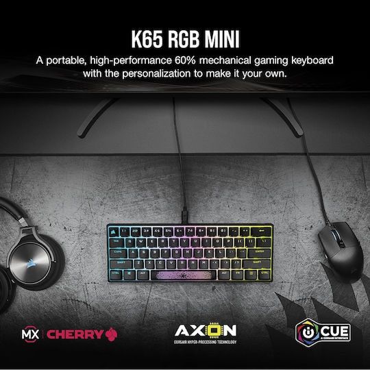 Corsair K65 RGB MINI Gaming Tastatură Mecanică ( Layout Spania )