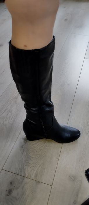 Дамски ботуши изкуствена кожа