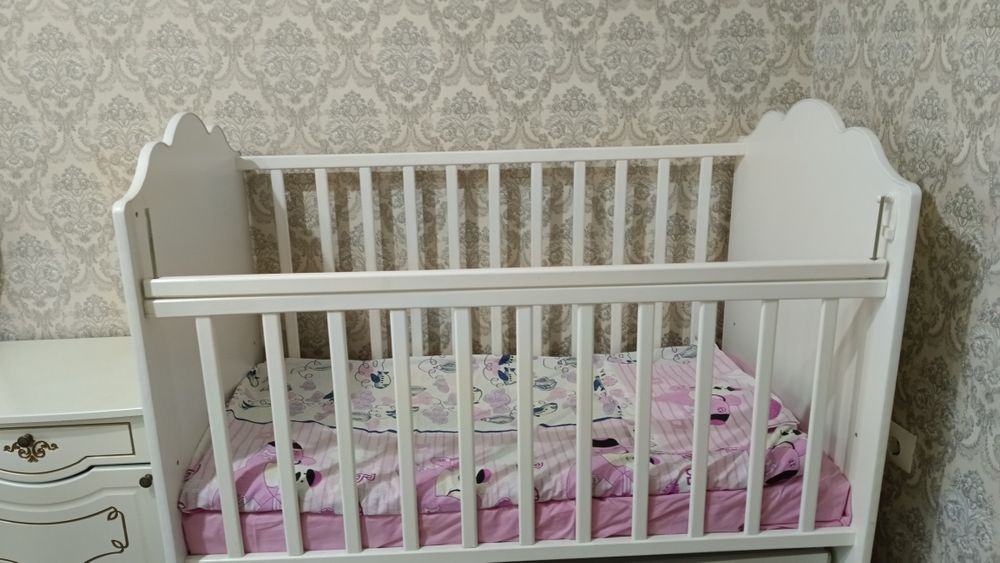 Детский манеж-кровать