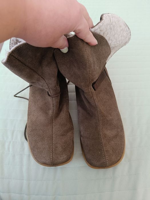 Зимни боти естествен велур 38 номер