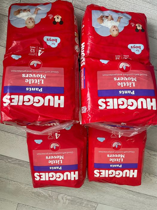 Huggies pants little movers for boys nr 4