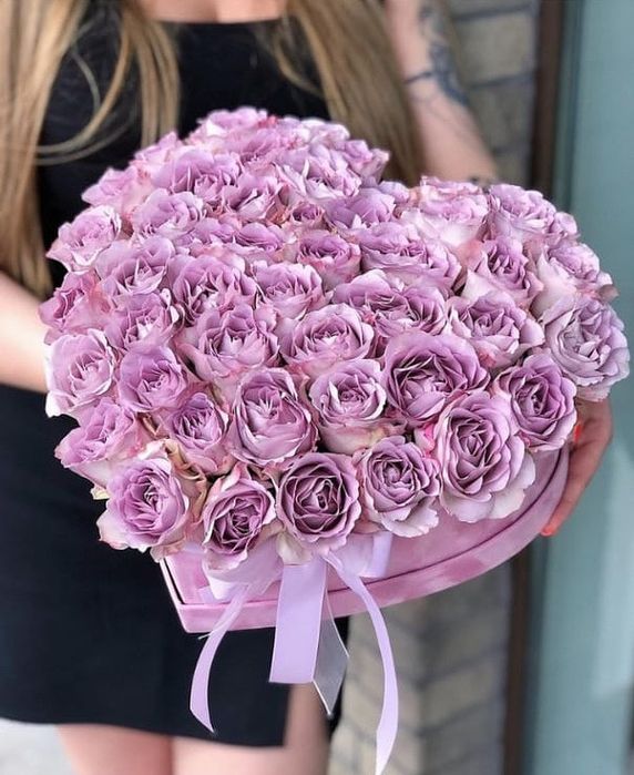 Розы голландские, пионы