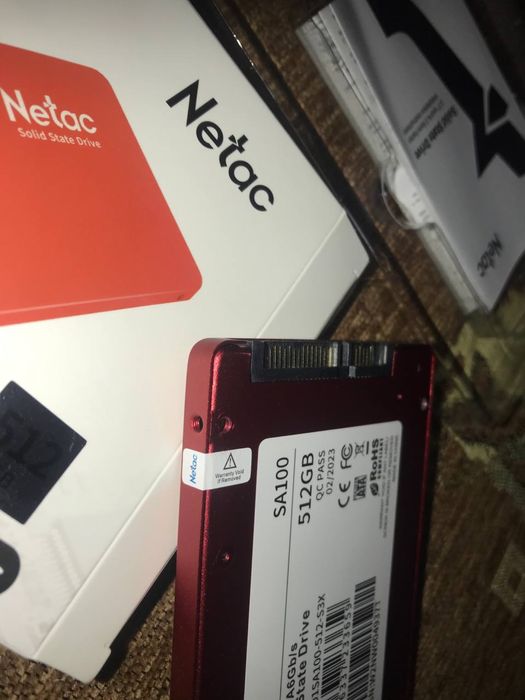SSD Netac 512gb sata 2.5