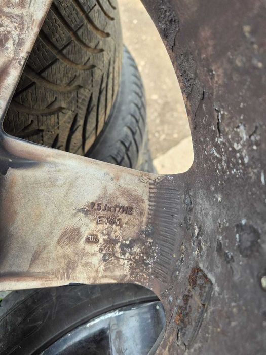 Set Jante aliaj Audi A6 C6 5x112 cu avelope vara 245/45R17 7,5j et 45