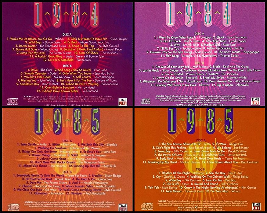 The 80's Collection (TimeLife) - Set 40 CD-uri (Livrare gratuita)