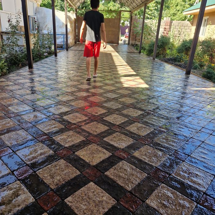 Укладка брусчатка