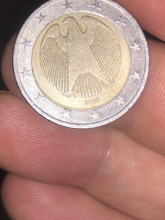 Moneda 2 Euro,Germania 2002,negociabil.Cea mai rara editie