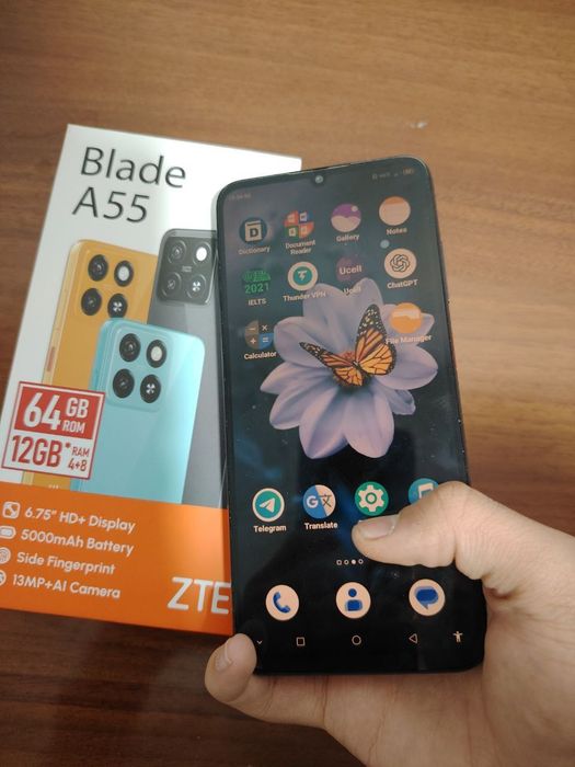 ZTE Blade A55, juda yaxshi holatda! Tg bogʻlanish: Barkamol_Foxinhton8