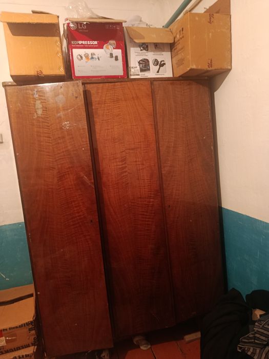 Холодильник,шкаф,палас