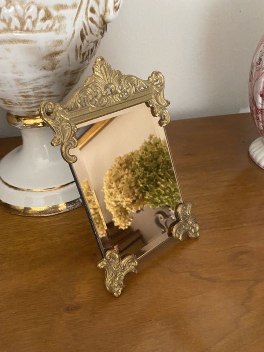 Rama in bronz cu oglinda