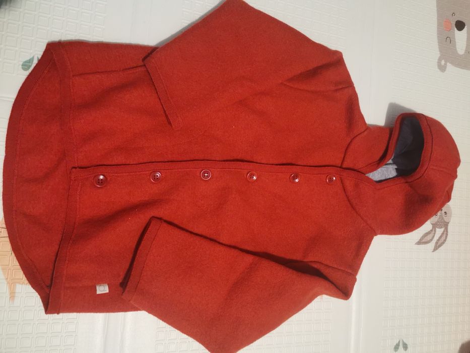 Jachetă lana fiarta Disana fete mărimea 110/116 impecabila