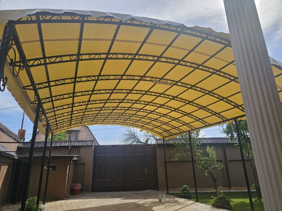 Тент баннер установка