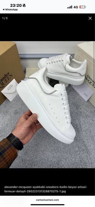 Alexander Mcqueen custom zipp piele albi