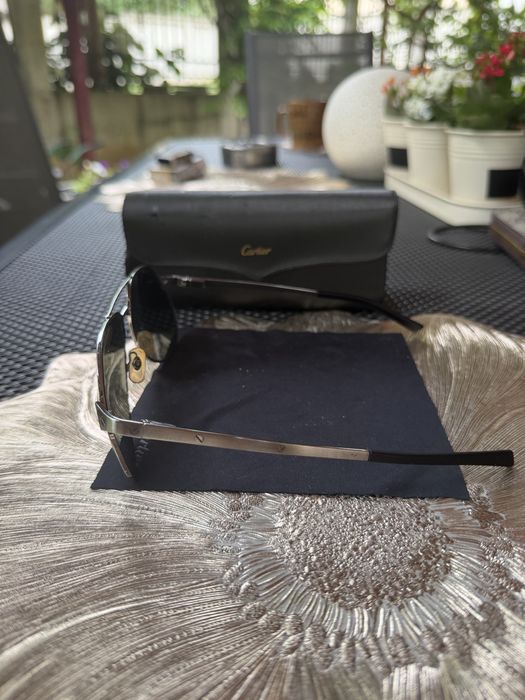 Очила Cartier Santos 59/16 с калъф и кърпичка