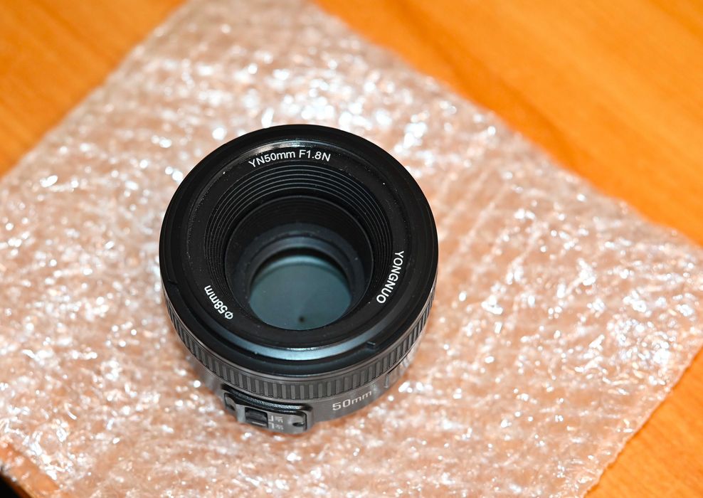 Obiectiv 50 mm,f1.8  pt Nikon
