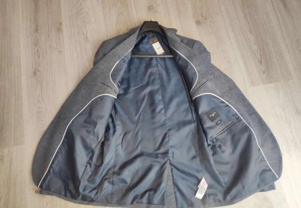 НОВО Мъжко вълнено сако, М размер