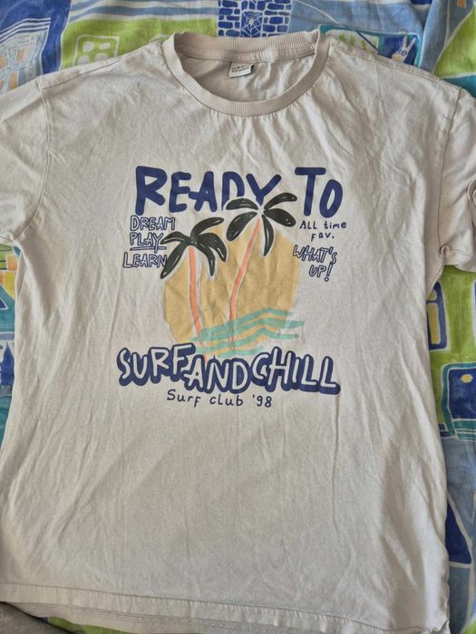 Намалени 11 броя тениски за момче - 12-13 години