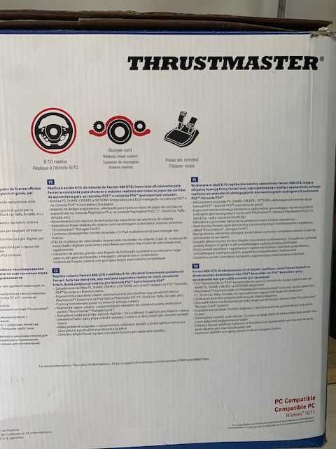 Волан с педали Thrustmaster - T80 Ferrari 488, PS5/PS4/PC