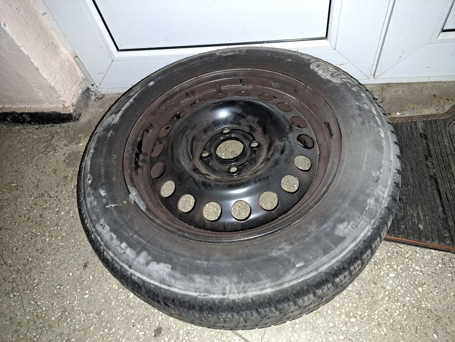 Kit pană + roată rezervă 4x100 Opel Astra G R15