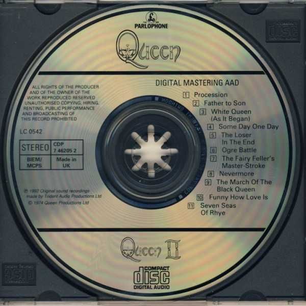 CD Queen - Queen II 1974
