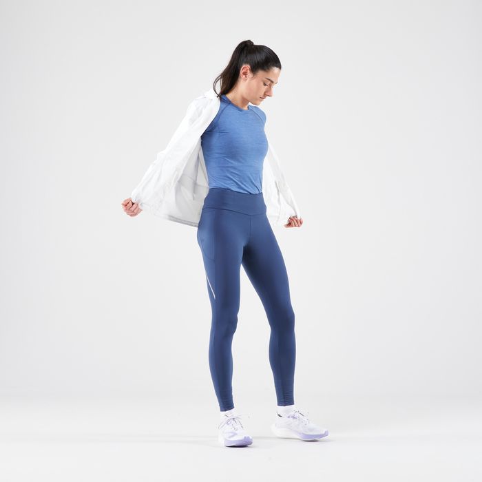 Geacă ploaie Rain Kiprun Run 100 Alb Damă - produs resigilat Decathlon
